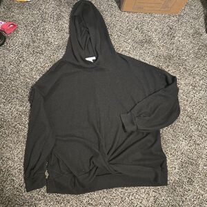 Long Sleeve, Thin Black Shirt With Hood. XL,  Great Condition. Nine West brand.